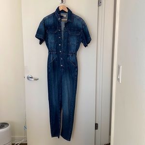 Marci Coverall Denim Jumpsuit Free People XS